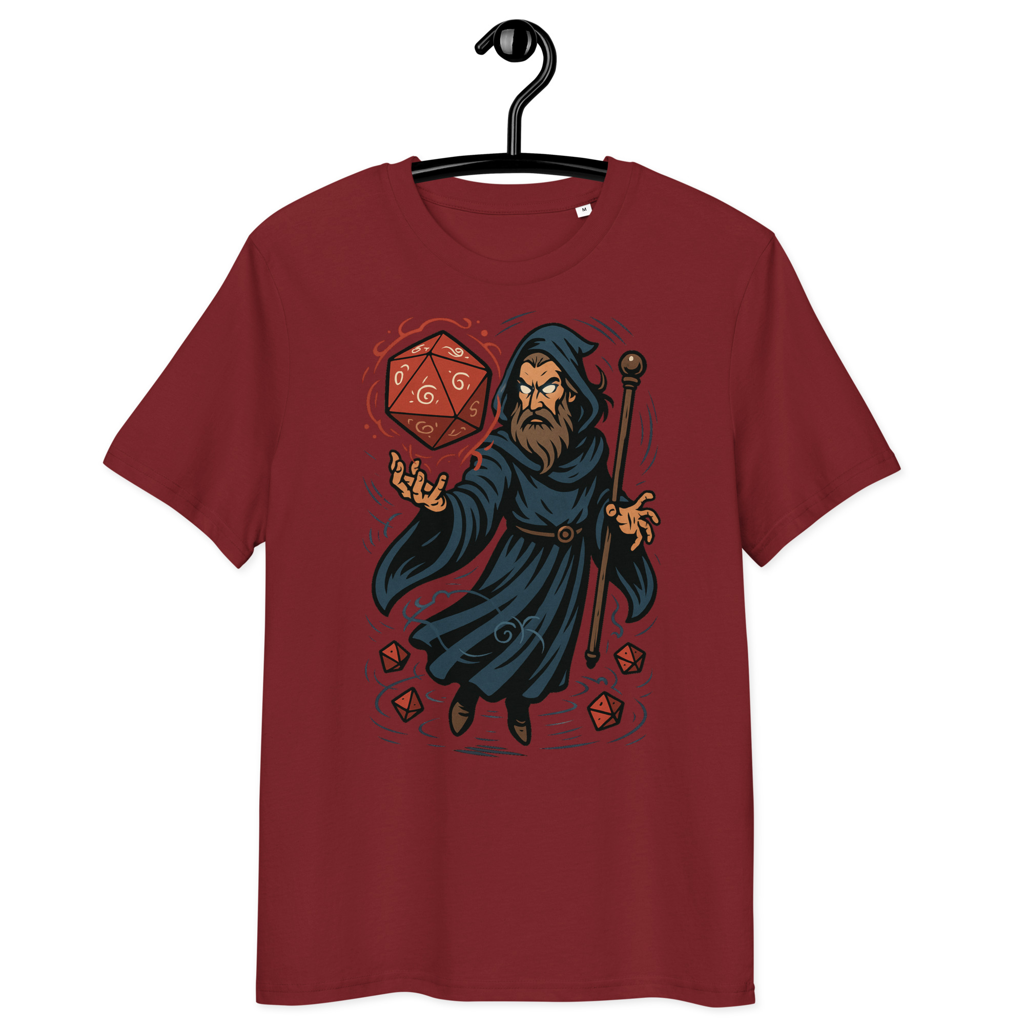 Arcane Dice Mage - DTF-Unisex-Bio-Baumwoll-T-Shirt – Bild 7