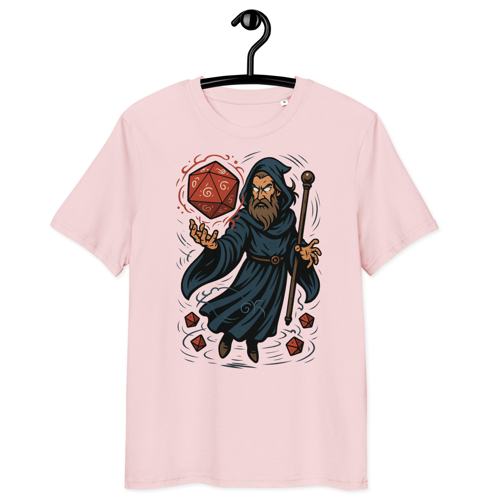 Arcane Dice Mage - DTF-Unisex-Bio-Baumwoll-T-Shirt – Bild 25