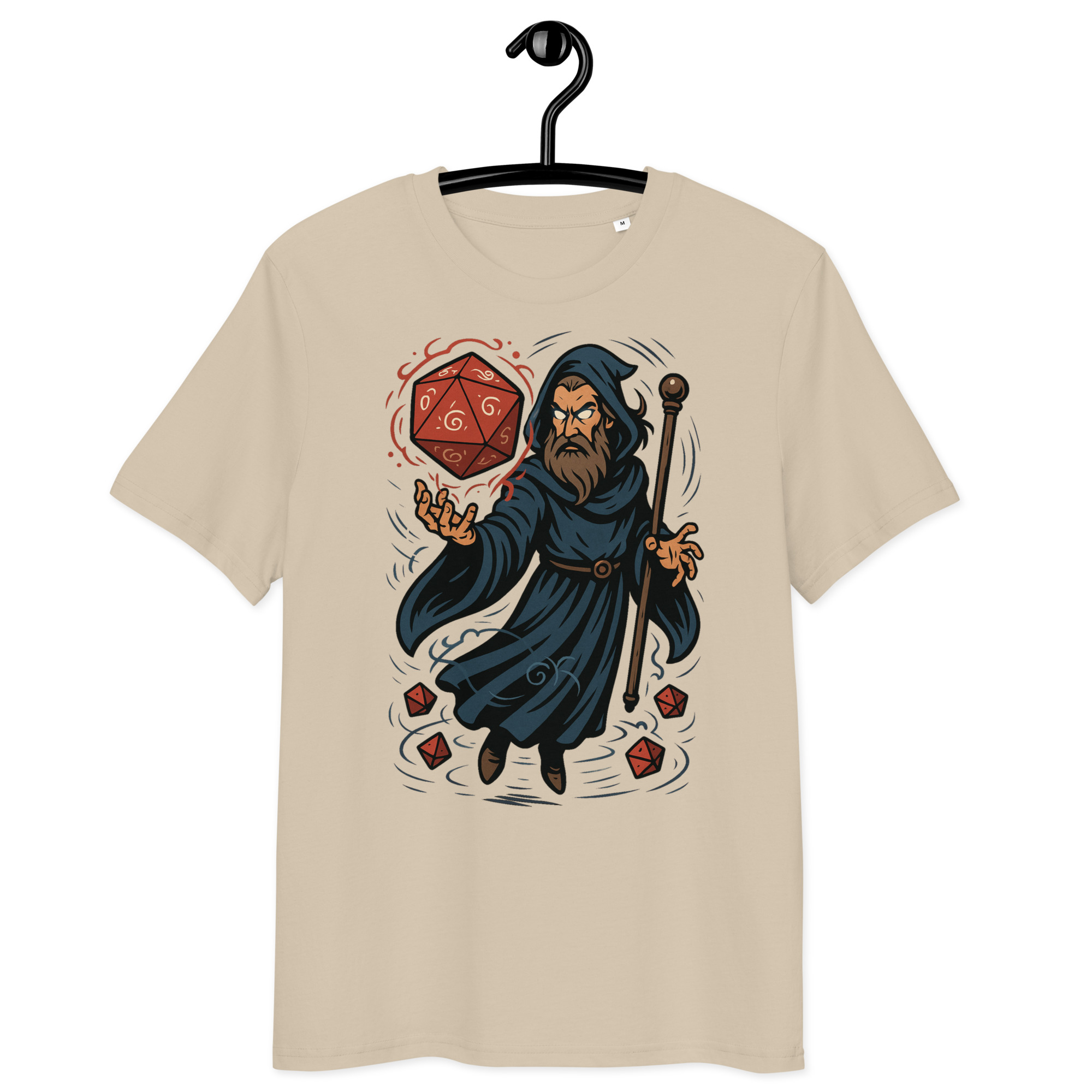 Arcane Dice Mage - DTF-Unisex-Bio-Baumwoll-T-Shirt – Bild 21