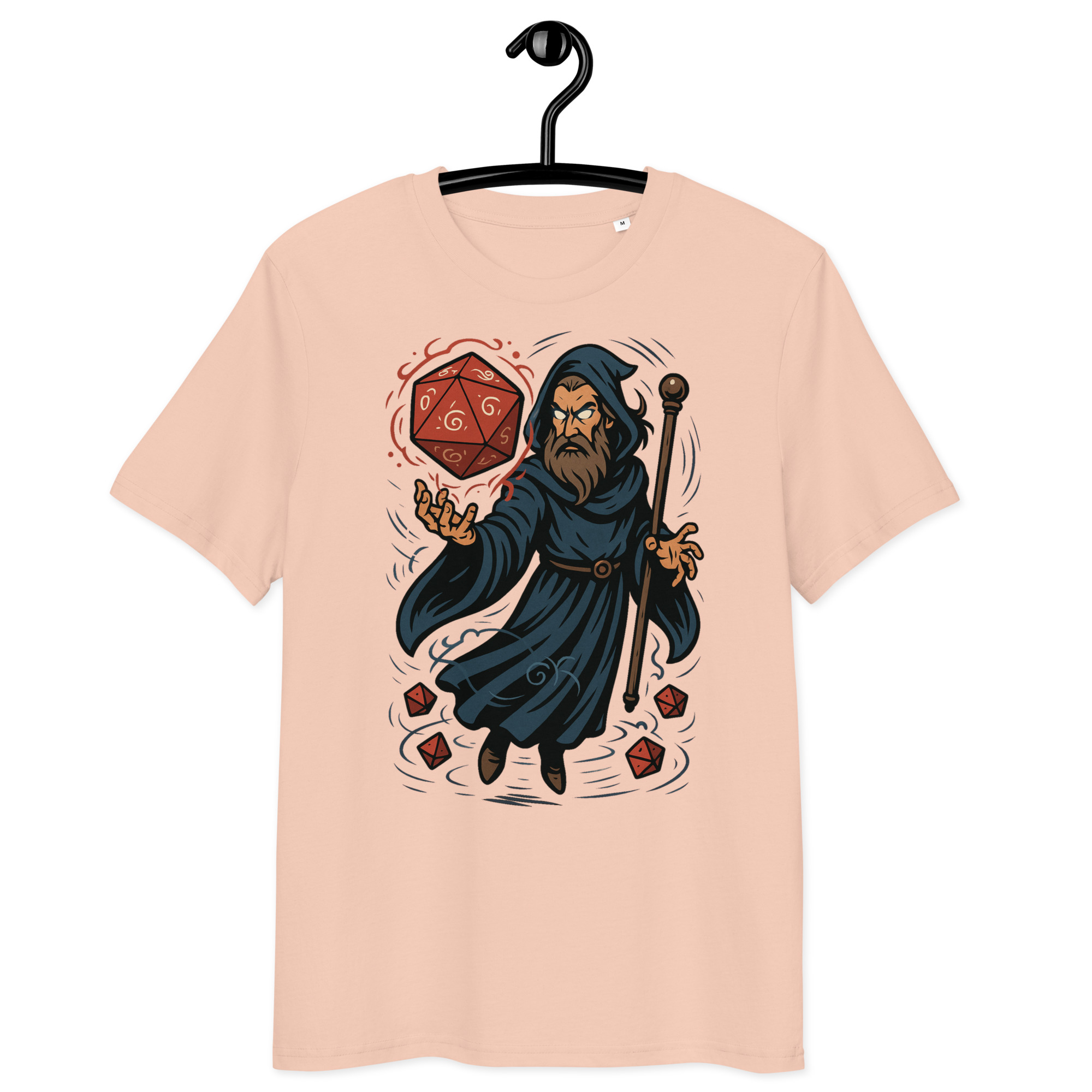 Arcane Dice Mage - DTF-Unisex-Bio-Baumwoll-T-Shirt – Bild 23