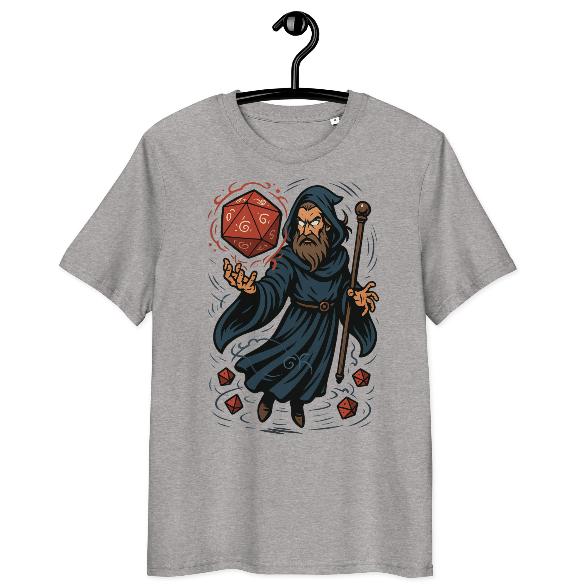 Arcane Dice Mage - DTF-Unisex-Bio-Baumwoll-T-Shirt – Bild 19