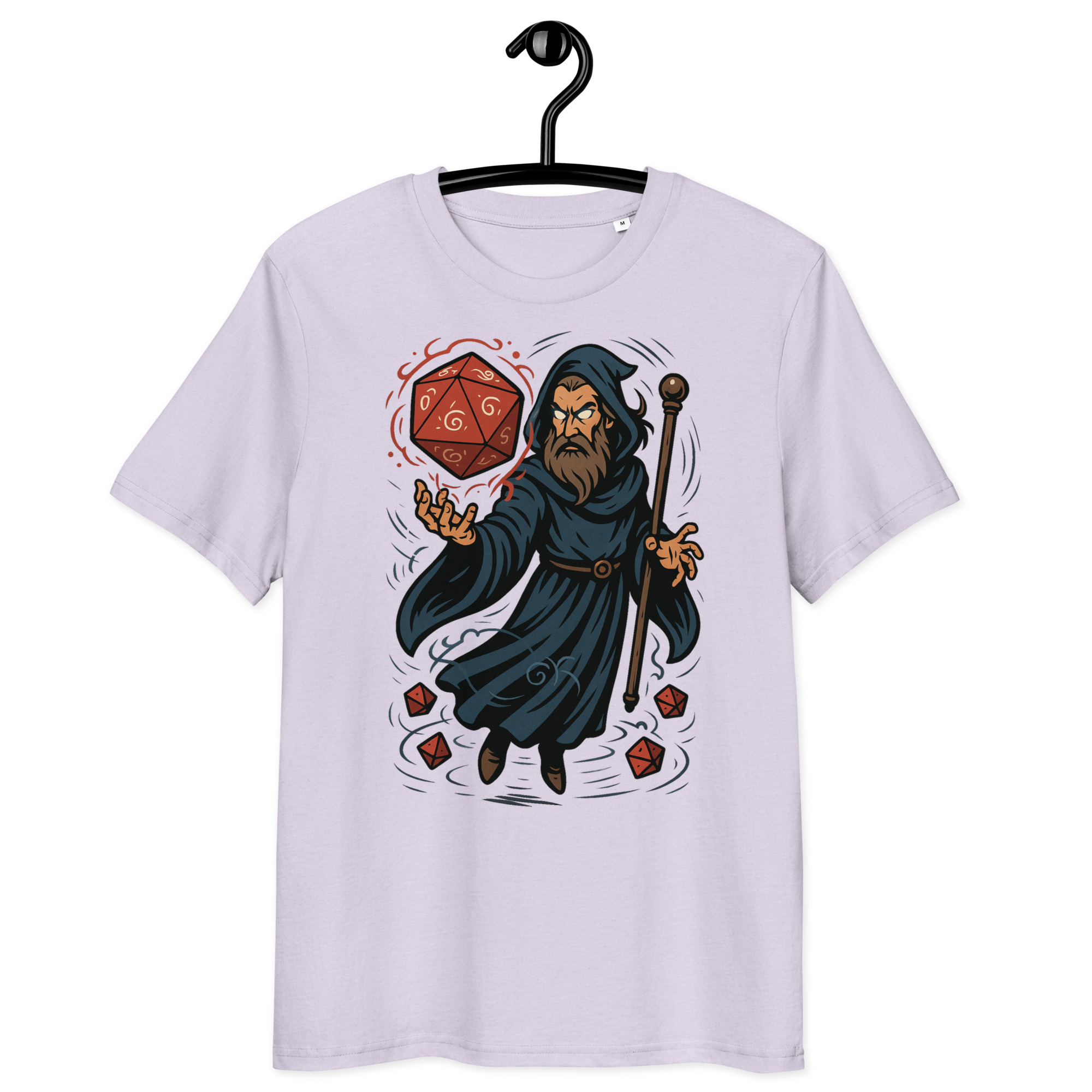 Arcane Dice Mage - DTF-Unisex-Bio-Baumwoll-T-Shirt – Bild 27