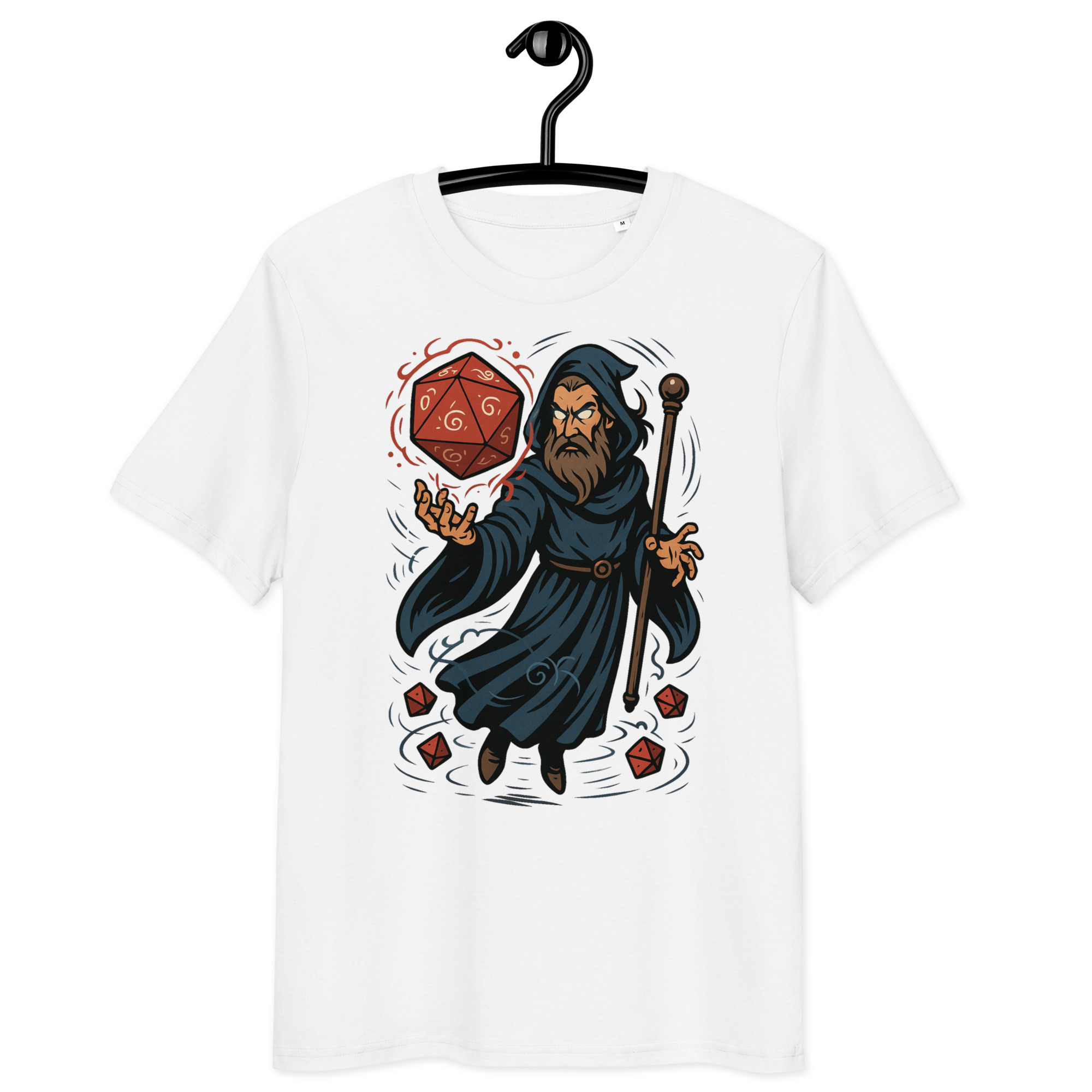 Arcane Dice Mage - DTF-Unisex-Bio-Baumwoll-T-Shirt – Bild 29