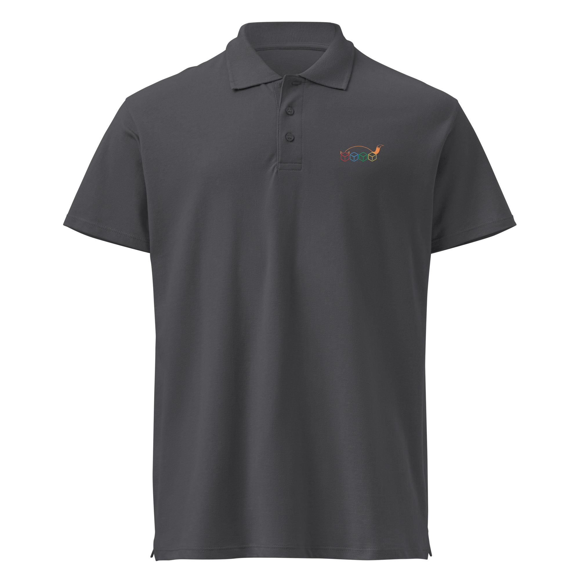 Fox Reaper – Premium-Piqué-DTF-Poloshirt mit Werbung – Bild 13