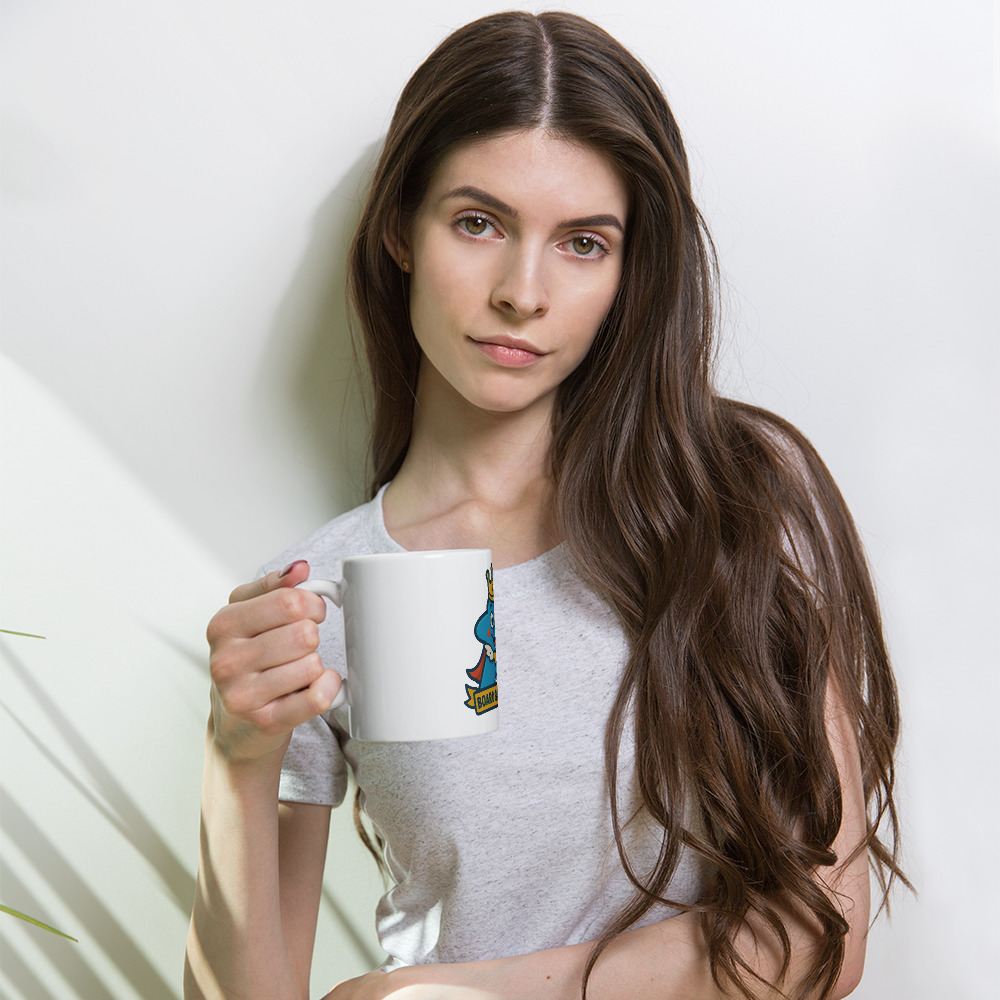 Board Game Queen – Royal Meeple Edition - Weiße, glänzende Tasse 325ml (11oz) | 444ml (15oz) | 20oz
