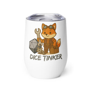 Würfelfuchs Tüftler - Weinbecher 355 ml (12 oz)