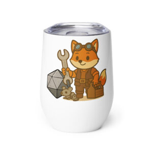 Würfel-Tüftler - Weinbecher 355 ml (12 oz)