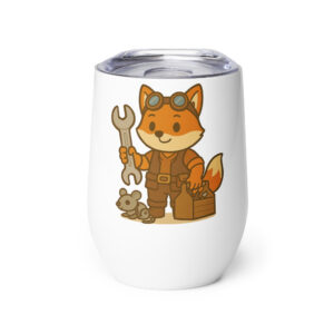 Fuchs Tüftler - Weinbecher 355 ml (12 oz)