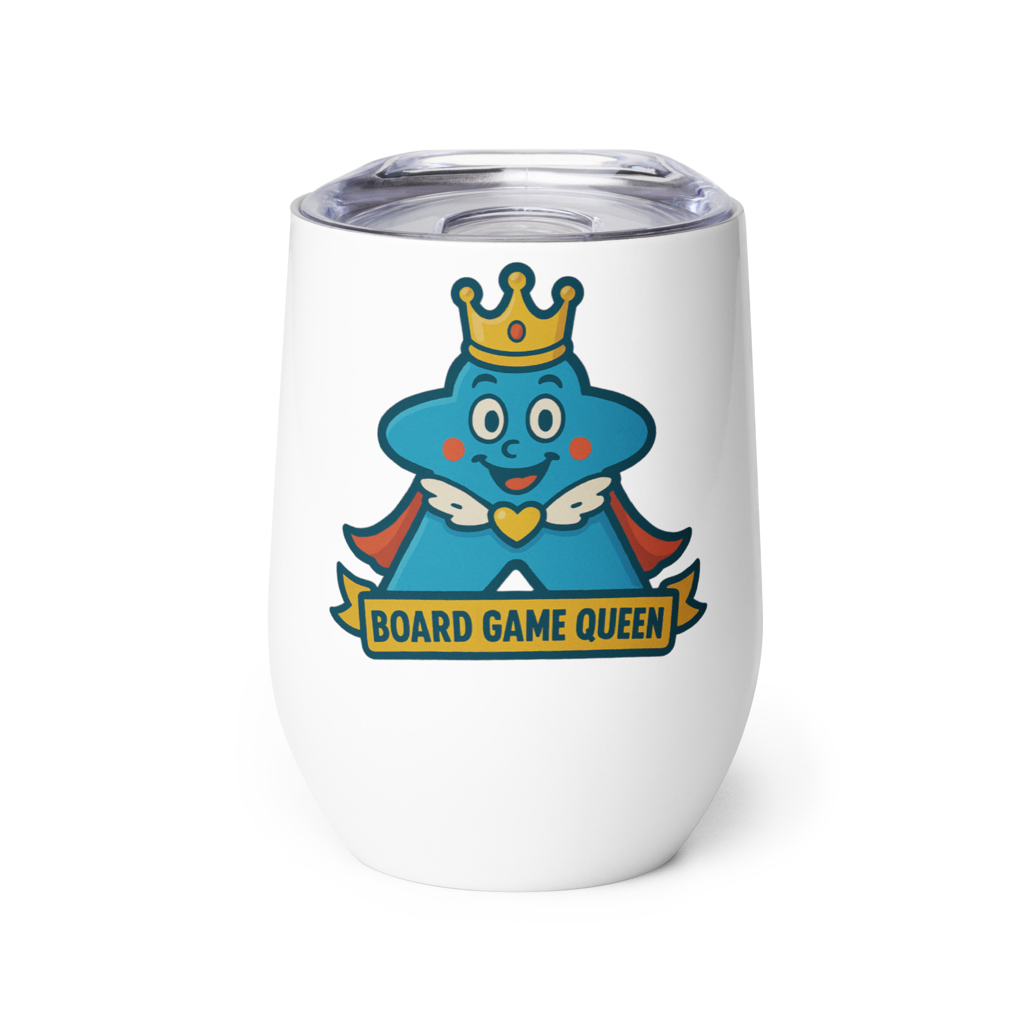 Board Game Queen – Royal Meeple Edition - Weinbecher 355 ml (12 oz)