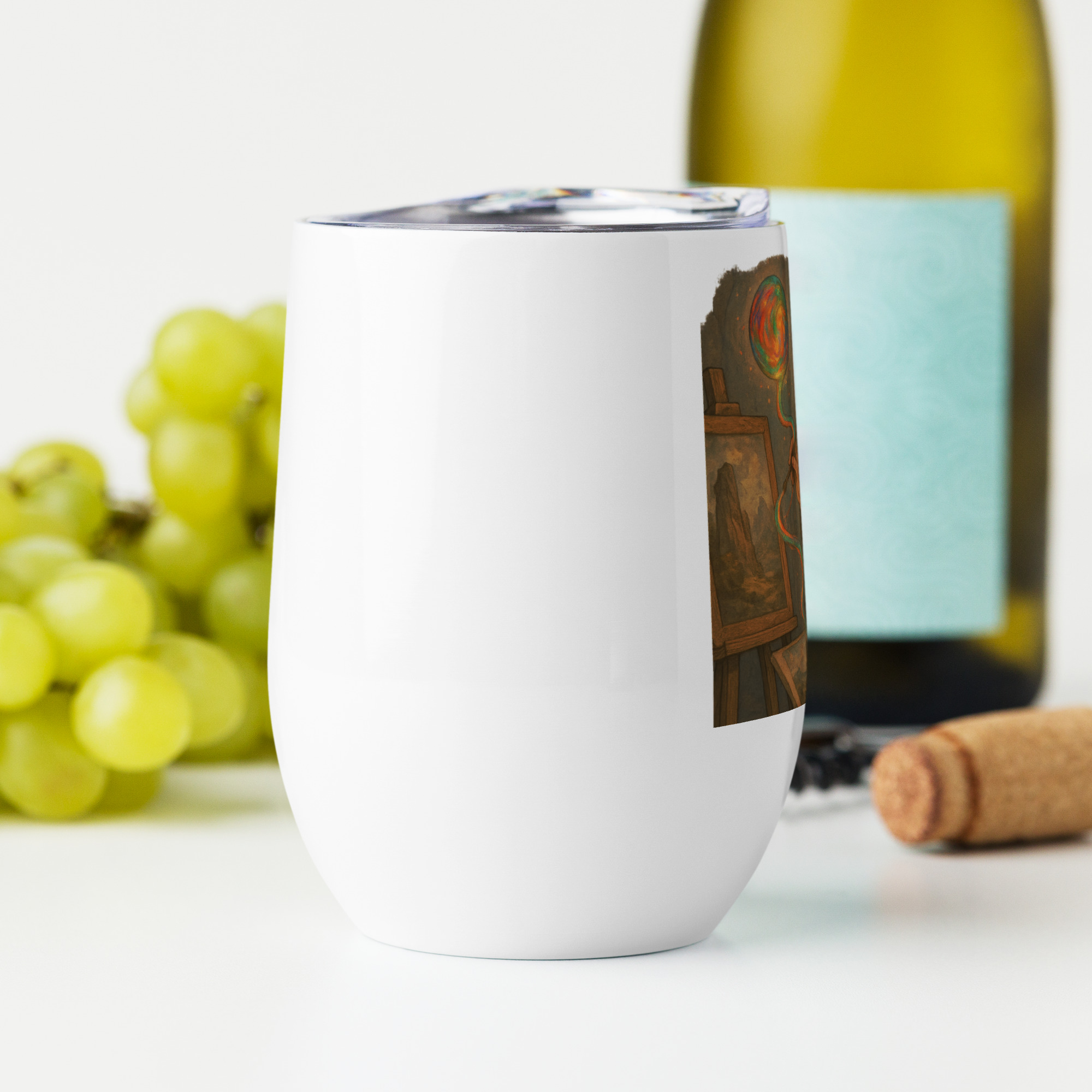Farbmagier - Weinbecher 355 ml (12 oz) – Bild 2
