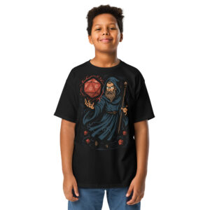 Arcane Dice Mage - Klassisches DTF-T-Shirt für Jugendliche