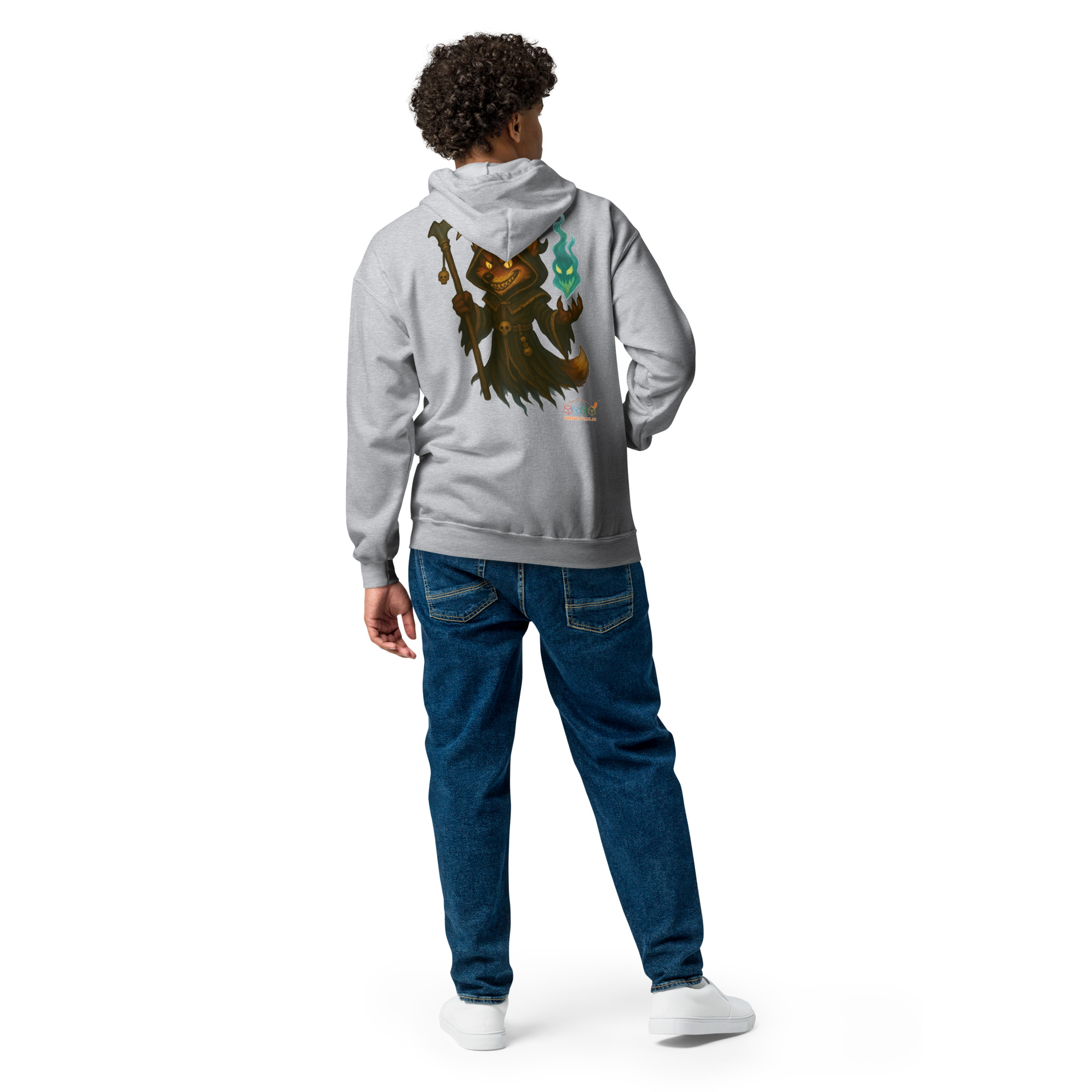 Fox Reaper - Unisex DTG-Heavy-Blend Zip Hoodie mit Werbung – Bild 18