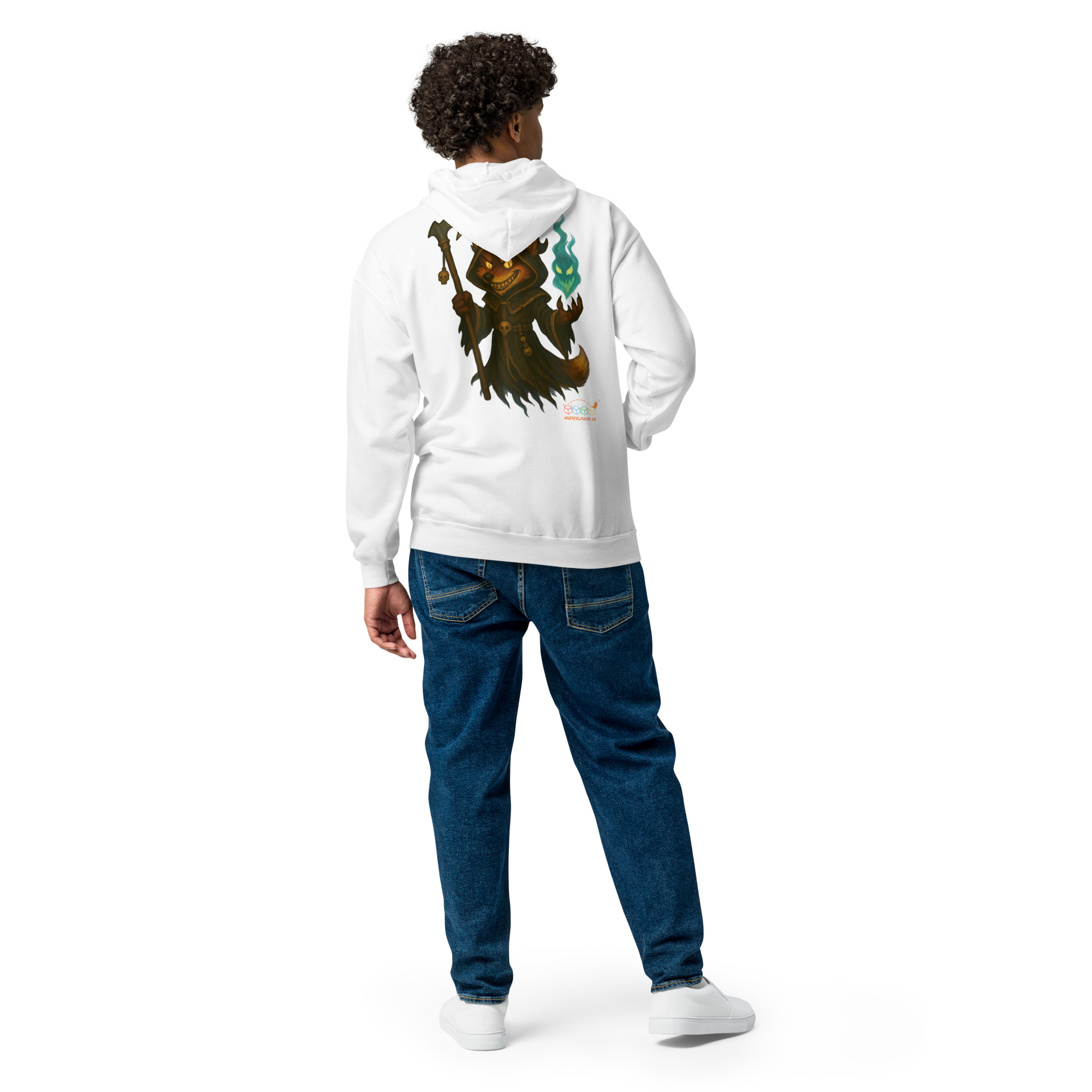 Fox Reaper - Unisex DTG-Heavy-Blend Zip Hoodie mit Werbung – Bild 21