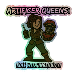Atrificer Queens roll with attitude! - Holografische Kiss-Cut Aufkleber 8x8cm | 10x10cm | 14x14cm