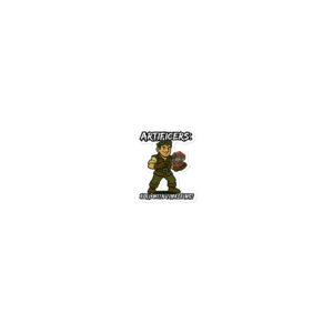 Atrificers roll with attitude! - Blasenfreie Aufkleber 3″×3″ | 4″×4″ | 5.5″×5.5″ | 15″×3.75"