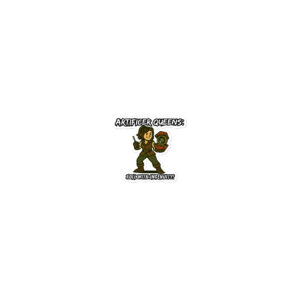 Atrificer Queens roll with attitude! - Blasenfreie Aufkleber 3″×3″ | 4″×4″ | 5.5″×5.5″ | 15″×3.75"