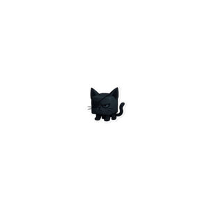 Dicemals Würfelkater – Düstere Würfelform in Tiergestalt - Blasenfreie Aufkleber 3″×3″ | 4″×4″ | 5.5″×5.5″ | 15″×3.75"