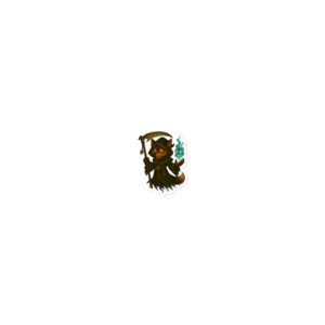 Fox Reaper - Blasenfreie Aufkleber 3″×3″ | 4″×4″ | 5.5″×5.5″ | 15″×3.75"