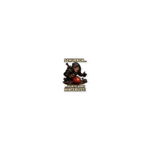 Hinterlist - Blasenfreie Aufkleber 3″×3″ | 4″×4″ | 5.5″×5.5″ | 15″×3.75"