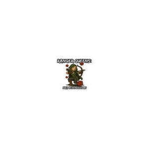 Ranger Queens roll with Attitude - Blasenfreie Aufkleber 3″×3″ | 4″×4″ | 5.5″×5.5″ | 15″×3.75"