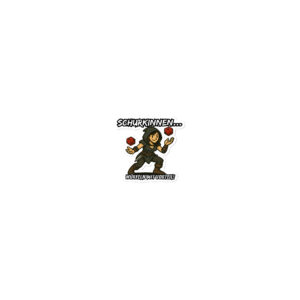 Schurkinnen würfeln mit Vorteil - Blasenfreie Aufkleber 3″×3″ | 4″×4″ | 5.5″×5.5″ | 15″×3.75"