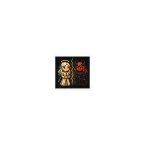 Devil - Blasenfreie Aufkleber 3″×3″ | 4″×4″ | 5.5″×5.5″ | 15″×3.75"
