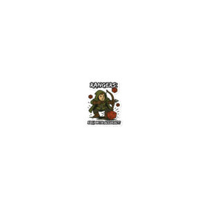 Rangers roll with Attitude - Blasenfreie Aufkleber 3&Prime;&times;3&Prime; | 4&Prime;&times;4&Prime; | 5.5&Prime;&times;5.5&Prime; | 15&Prime;&times;3.75"