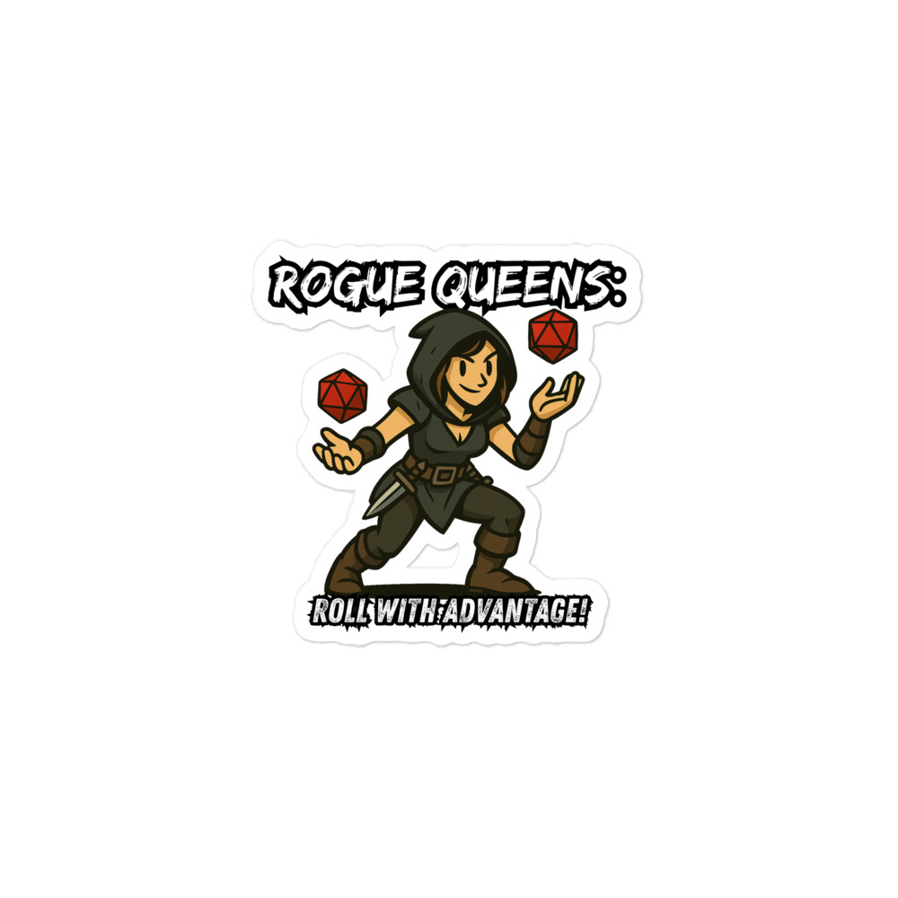 Rogues roll with Attitude - Blasenfreie Aufkleber 3″×3″ | 4″×4″ | 5.5″×5.5″ | 15″×3.75" – Bild 2