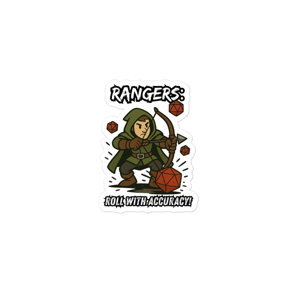 Rangers roll with Attitude - Blasenfreie Aufkleber 3″×3″ | 4″×4″ | 5.5″×5.5″ | 15″×3.75" – Bild 2