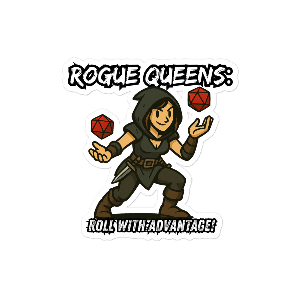 Rogues roll with Attitude - Blasenfreie Aufkleber 3″×3″ | 4″×4″ | 5.5″×5.5″ | 15″×3.75" – Bild 3