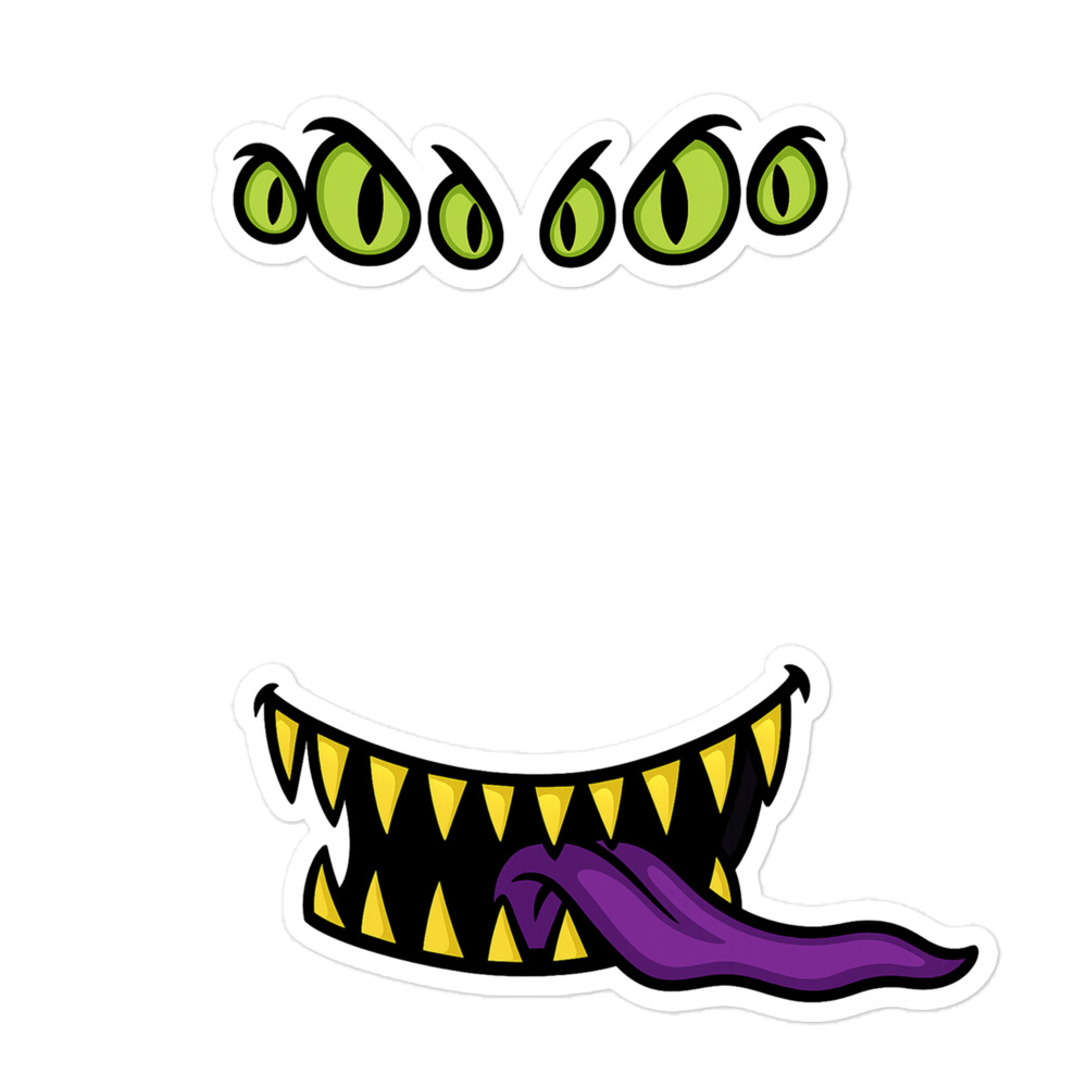 Mimic – Giant Grin Edition - Blasenfreie Aufkleber 3″×3″ | 4″×4″ | 5.5″×5.5″ | 15″×3.75" – Bild 4
