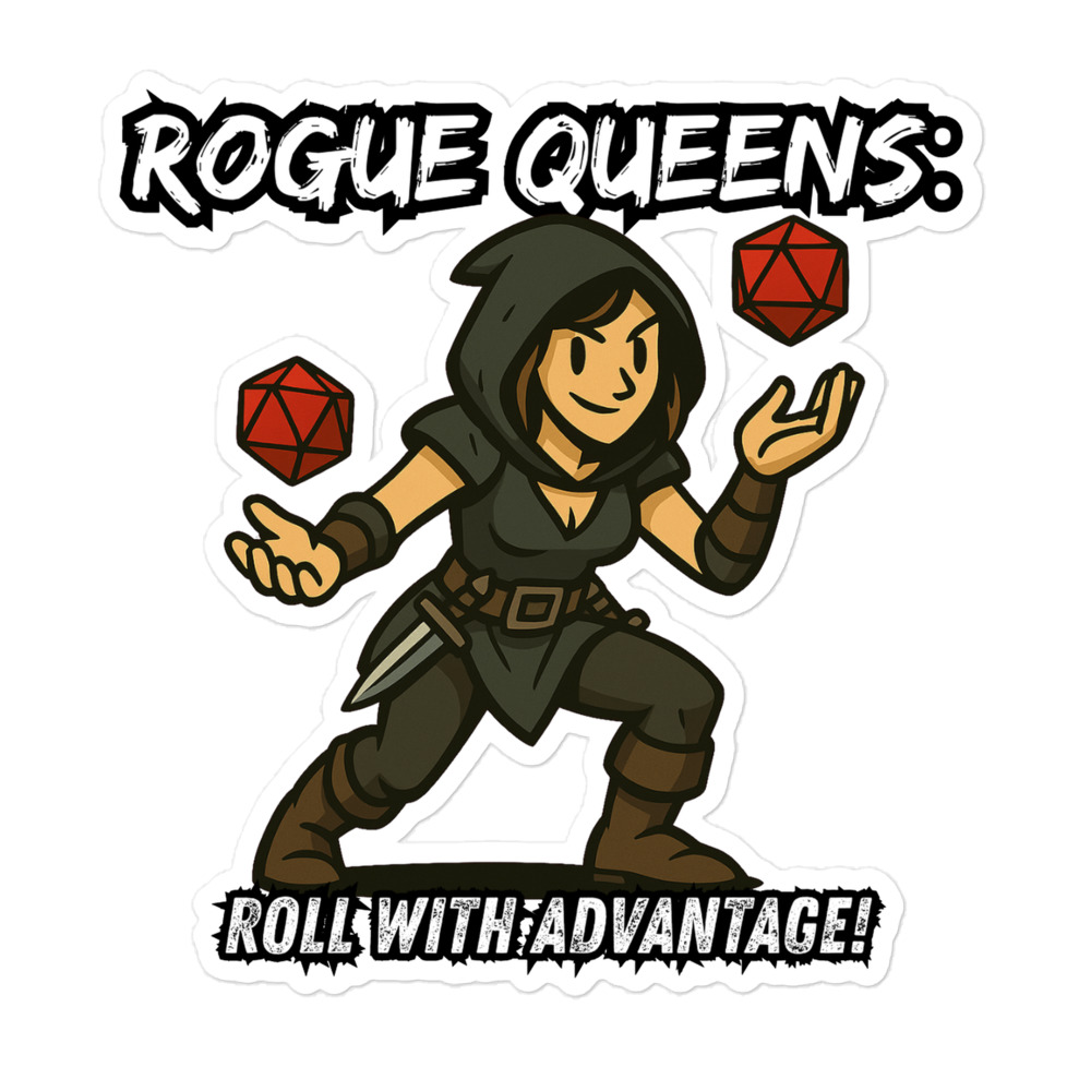 Rogues roll with Attitude - Blasenfreie Aufkleber 3″×3″ | 4″×4″ | 5.5″×5.5″ | 15″×3.75" – Bild 4
