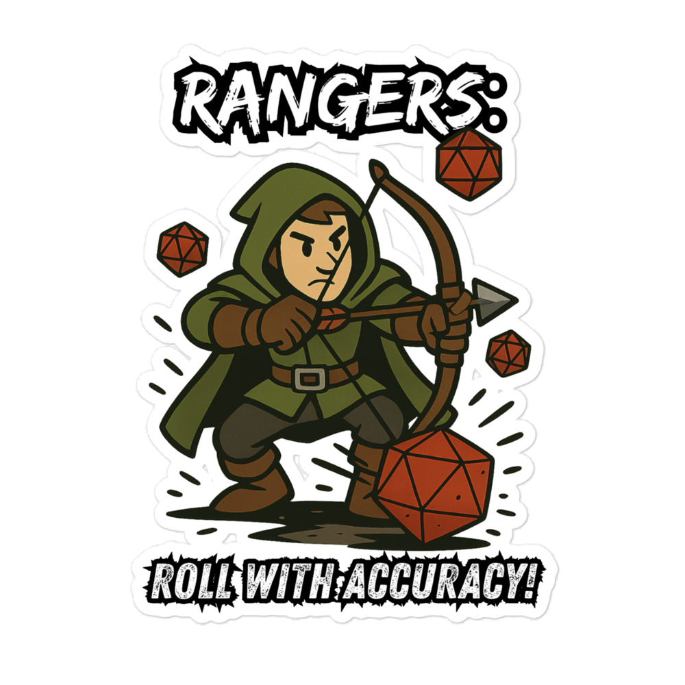 Rangers roll with Attitude - Blasenfreie Aufkleber 3″×3″ | 4″×4″ | 5.5″×5.5″ | 15″×3.75" – Bild 4