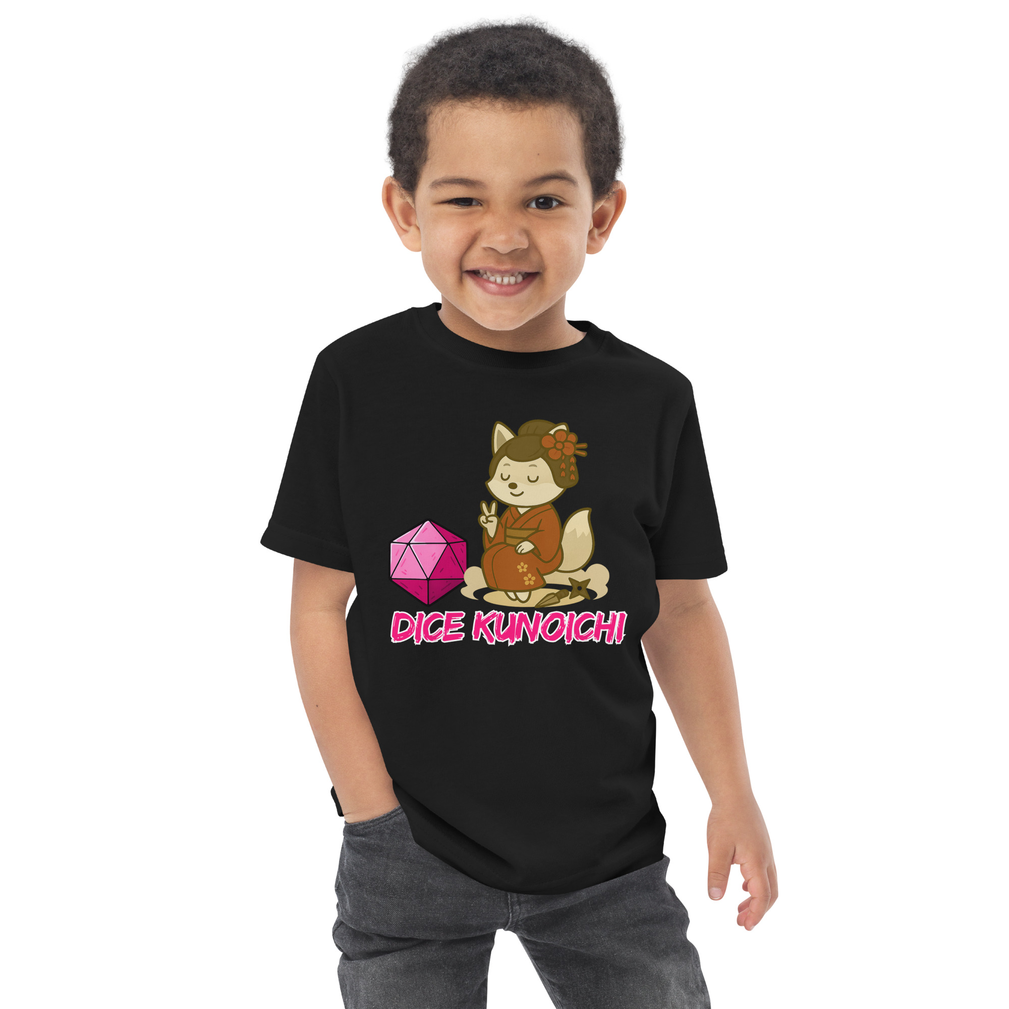 Dice Kunoishi - Jersey-DTG-T-Shirt für Kleinkinder – Bild 4