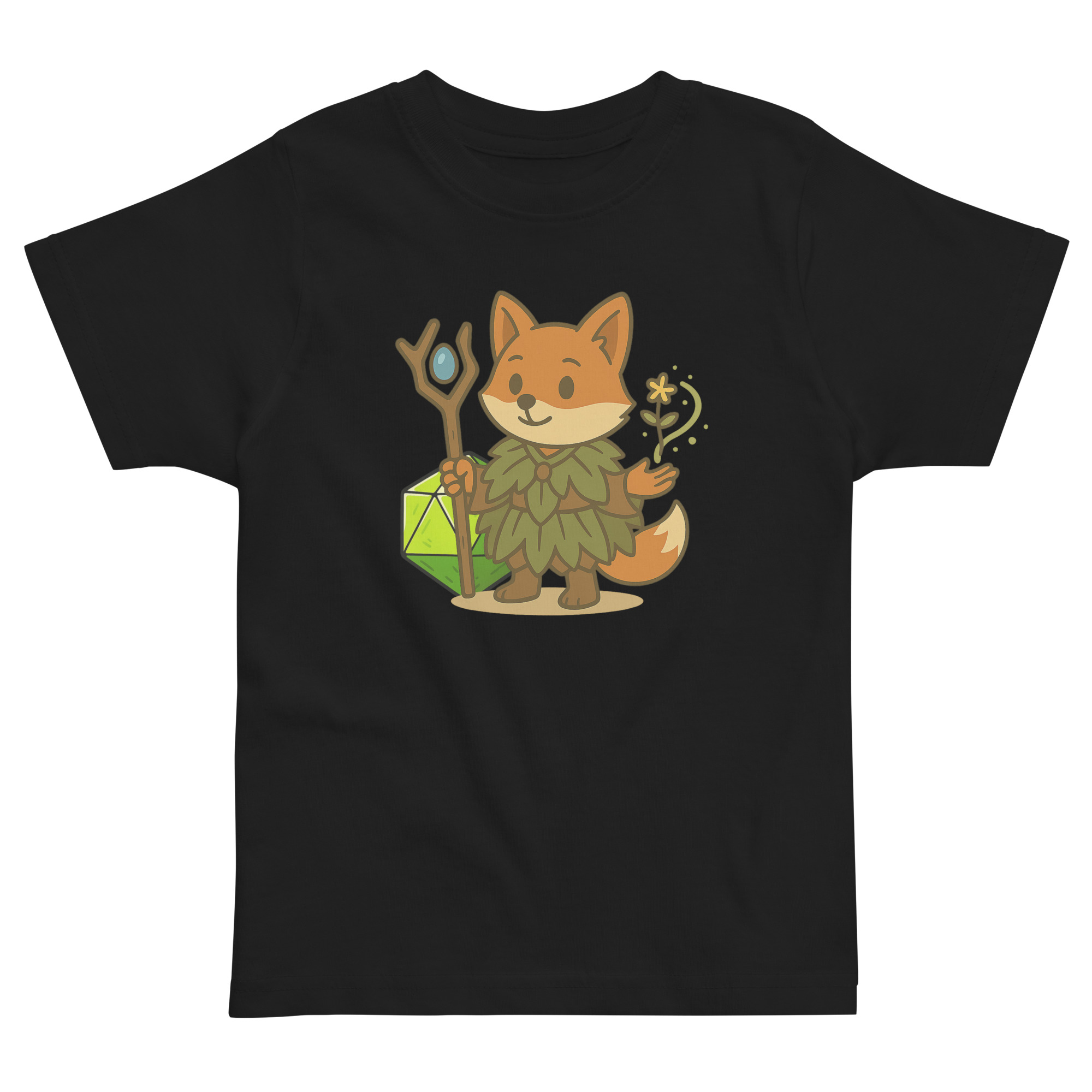 Dicefox Druid - Jersey-DTG-T-Shirt für Kleinkinder