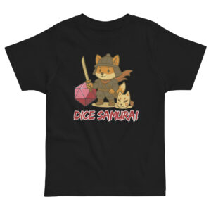 Dice Samurai - Jersey-DTG-T-Shirt für Kleinkinder