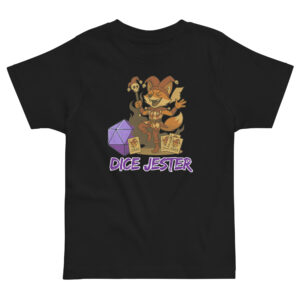 Dice Jester - Jersey-DTG-T-Shirt für Kleinkinder