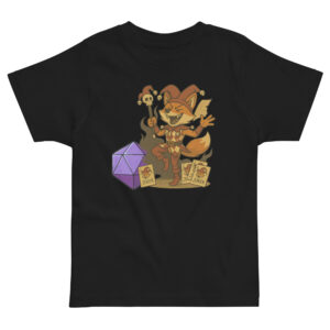 Dicefox Jester - Jersey-DTG-T-Shirt für Kleinkinder