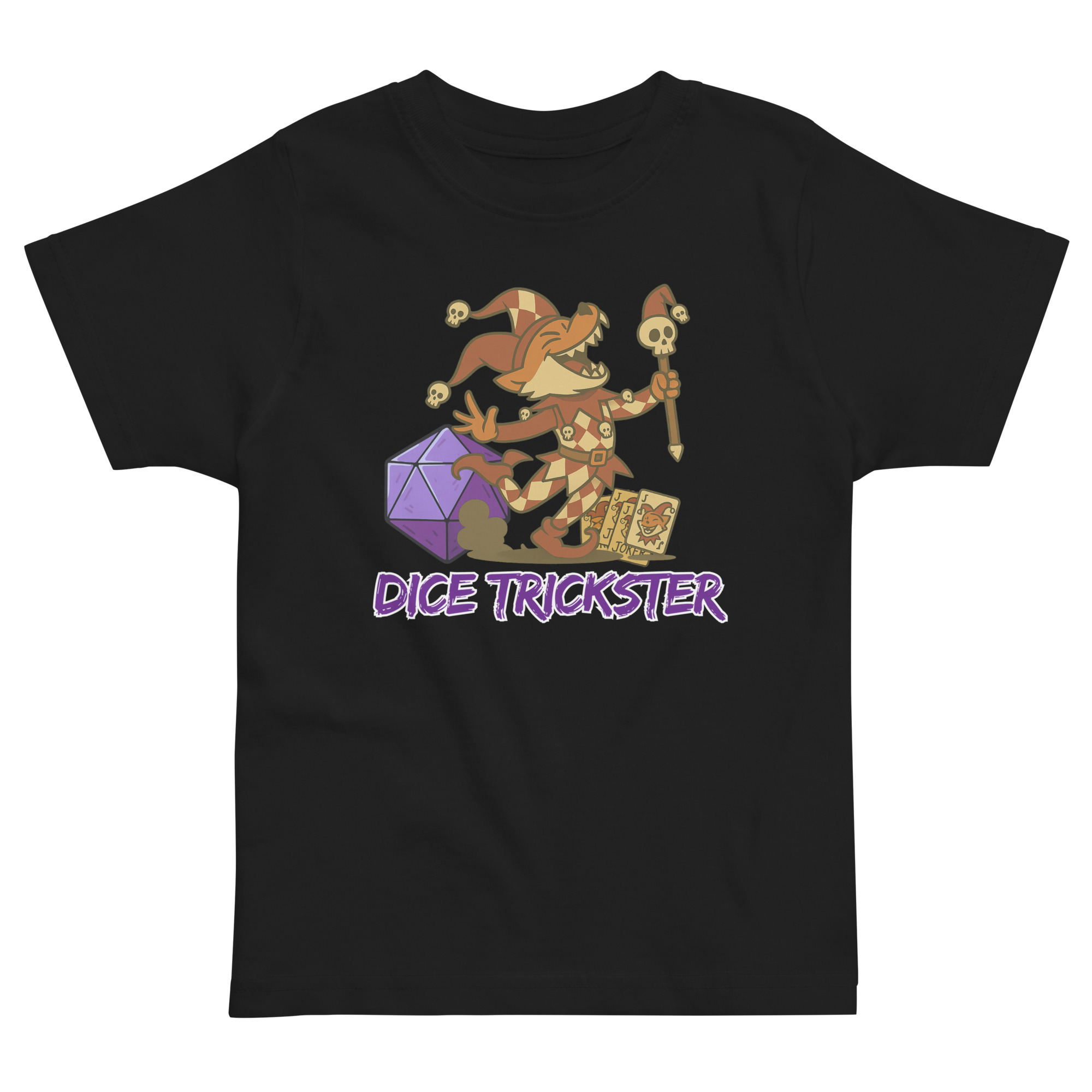 Dice Trickser - Jersey-DTG-T-Shirt für Kleinkinder