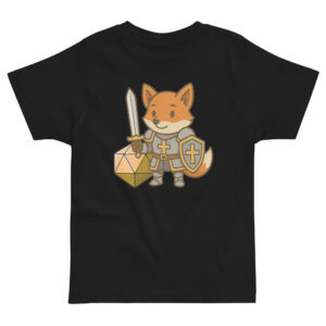 Dicefox Paladin - Jersey-DTG-T-Shirt für Kleinkinder