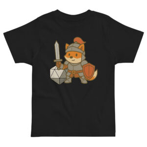 Dicefox Knight - Jersey-DTG-T-Shirt für Kleinkinder