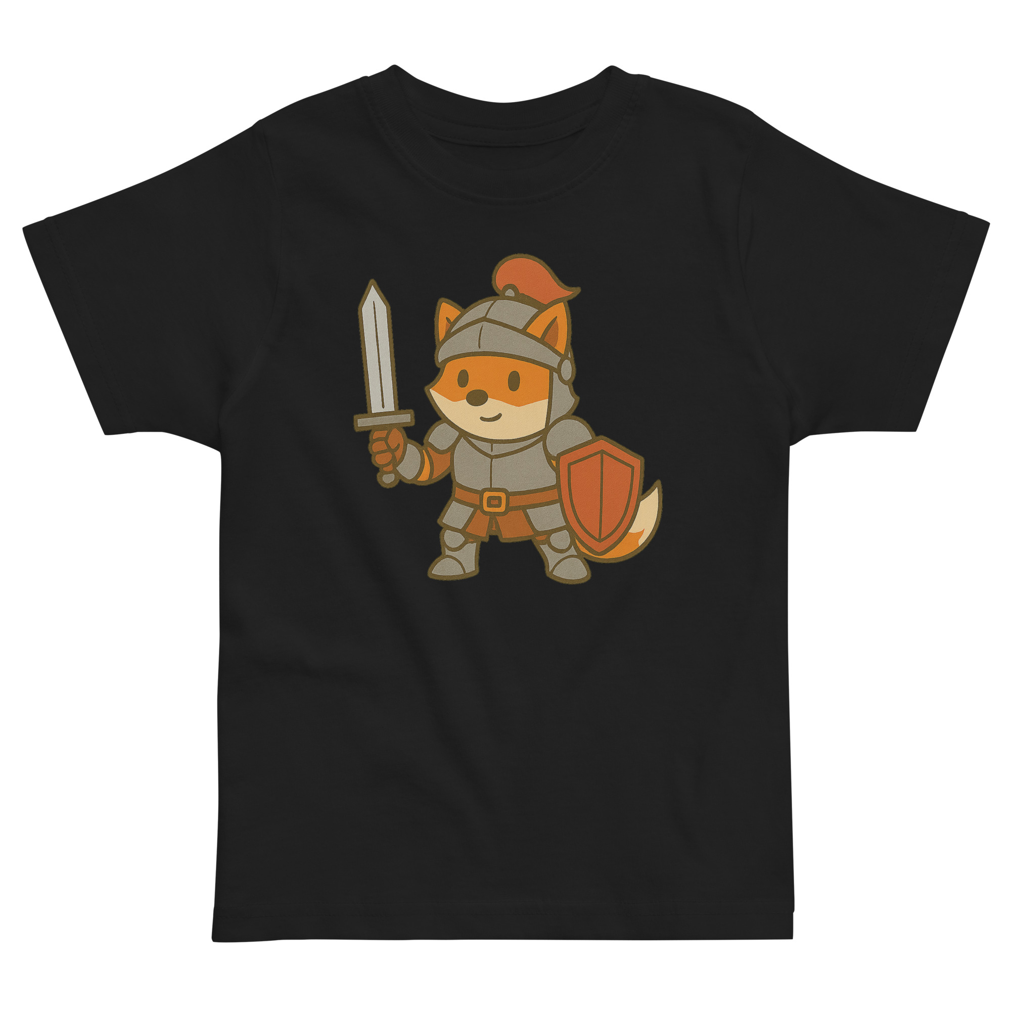 Fox Knight - Jersey-DTG-T-Shirt für Kleinkinder