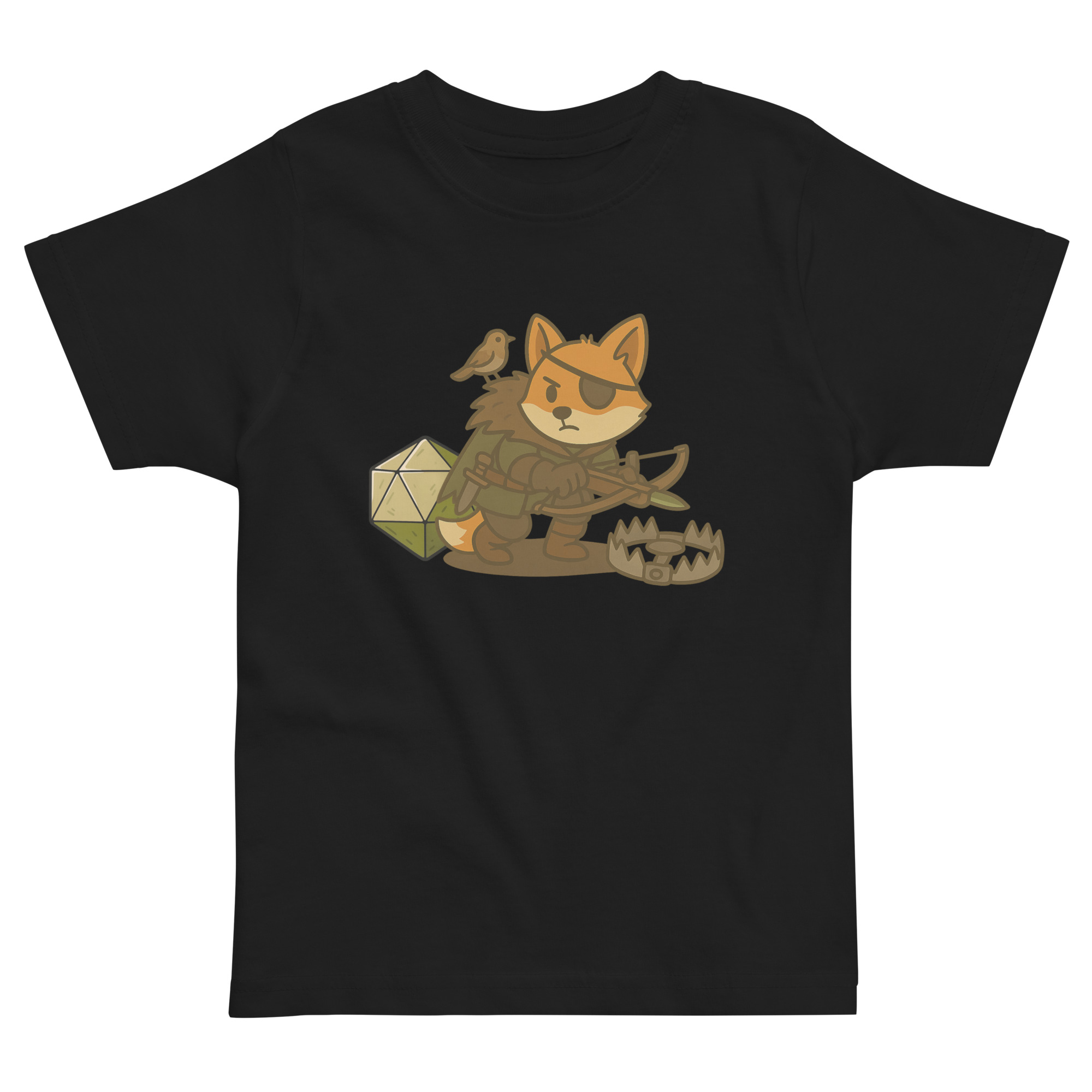 Dicefox Hunter - Jersey-DTG-T-Shirt für Kleinkinder