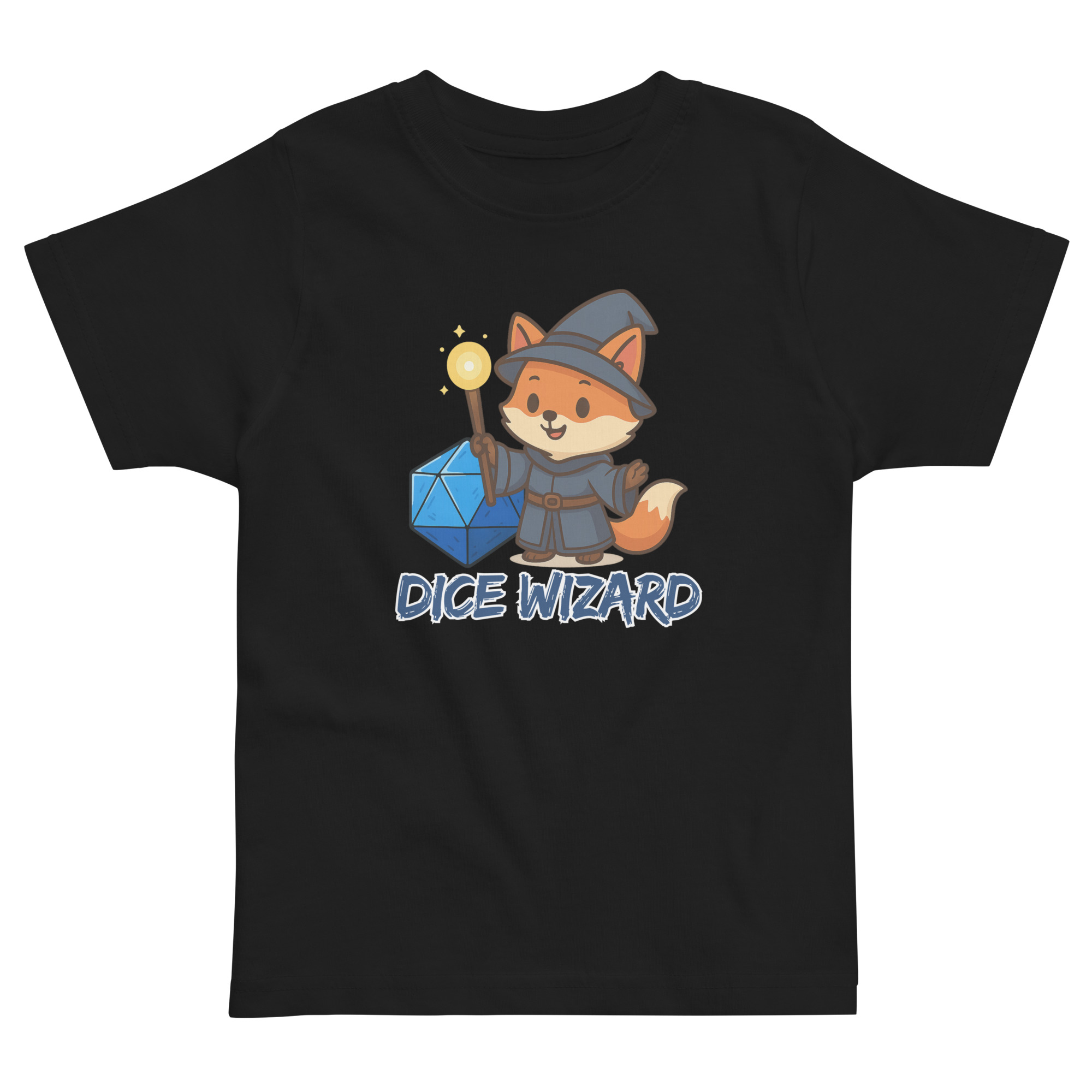 Dice Wizard - Jersey-DTG-T-Shirt für Kleinkinder