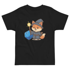 Dicefox Wizard - Jersey-DTG-T-Shirt für Kleinkinder