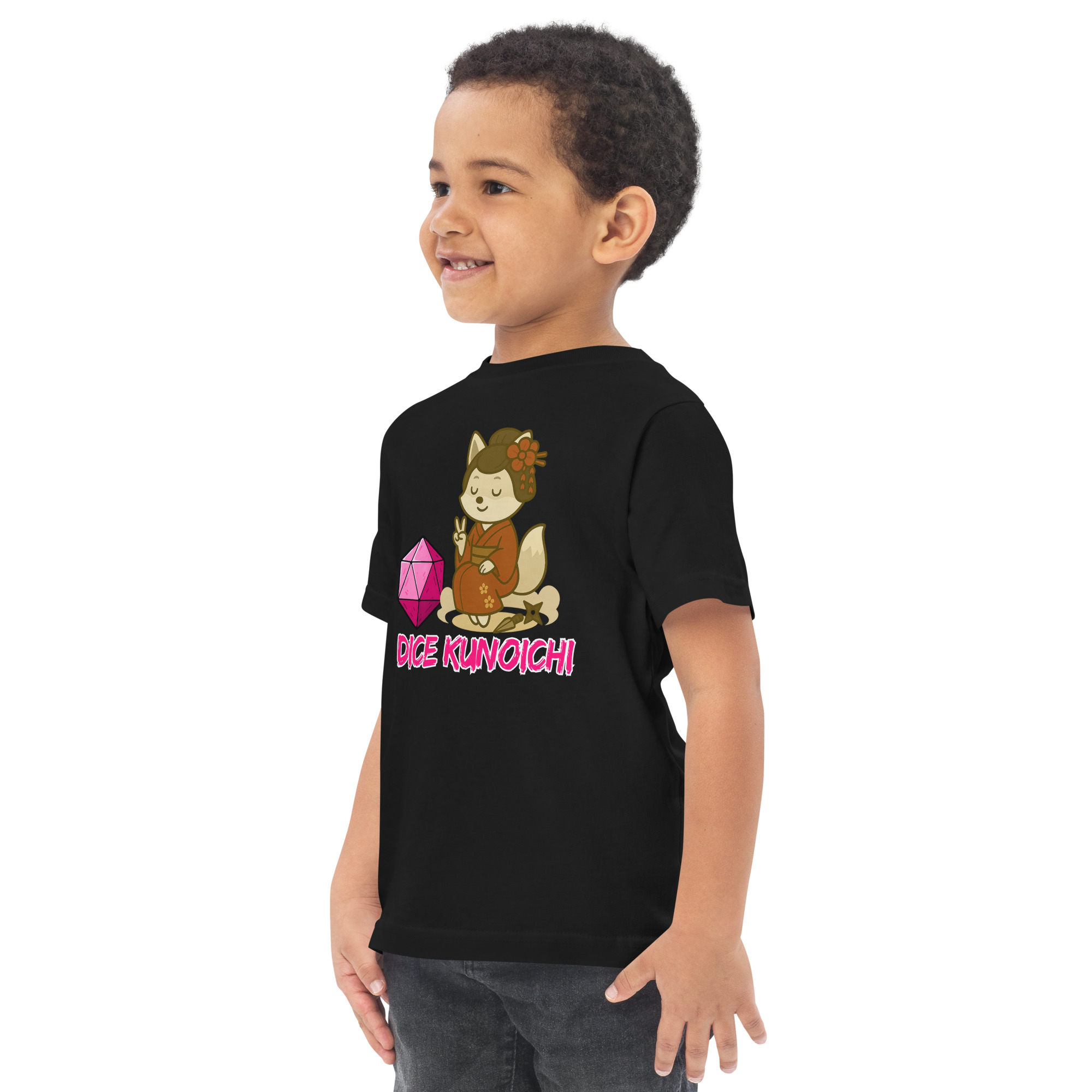 Dice Kunoishi - Jersey-DTG-T-Shirt für Kleinkinder – Bild 3