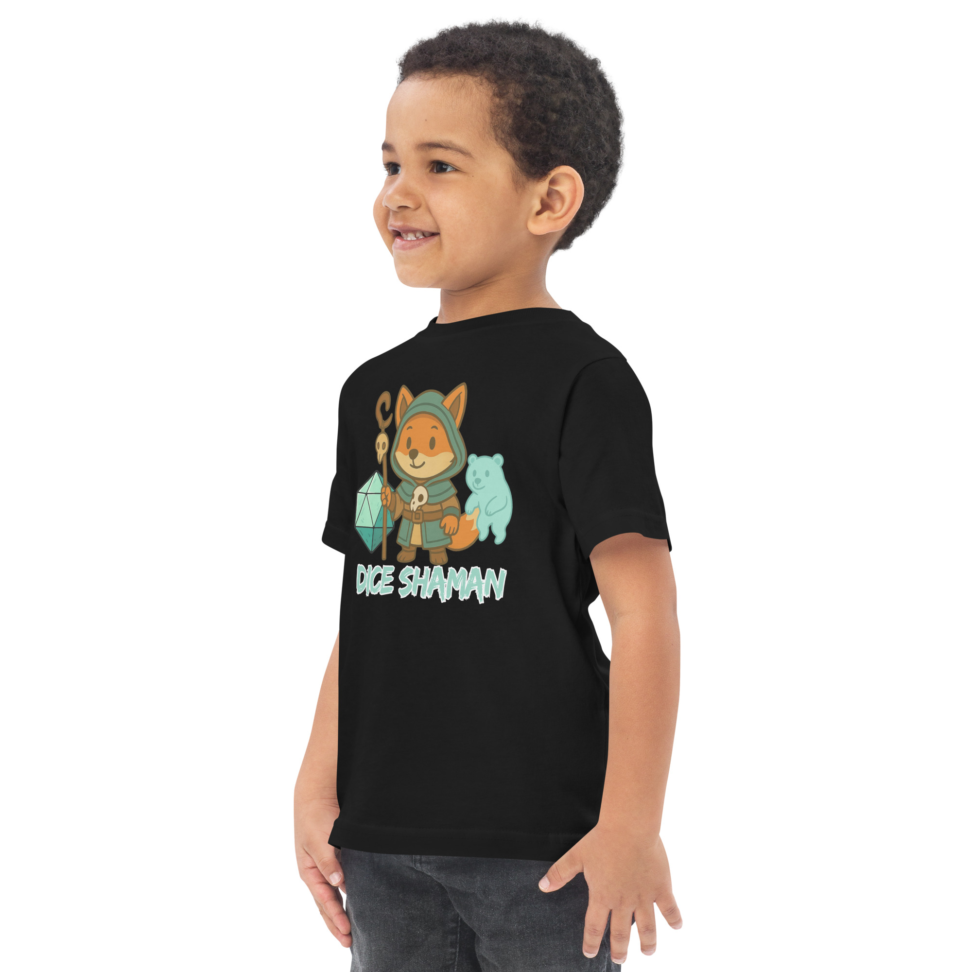 Dice Shaman - Jersey-DTG-T-Shirt für Kleinkinder – Bild 3