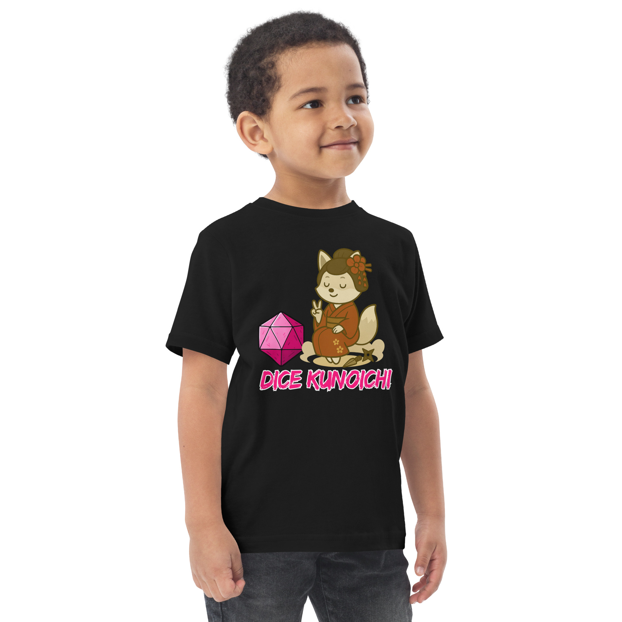 Dice Kunoishi - Jersey-DTG-T-Shirt für Kleinkinder – Bild 2