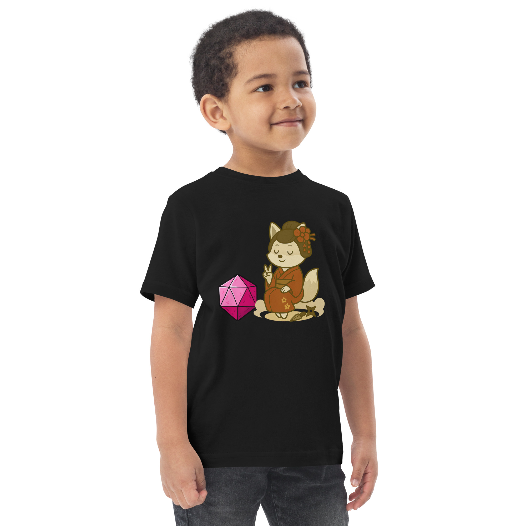 Dicefox Konoishi - Jersey-DTG-T-Shirt für Kleinkinder – Bild 2