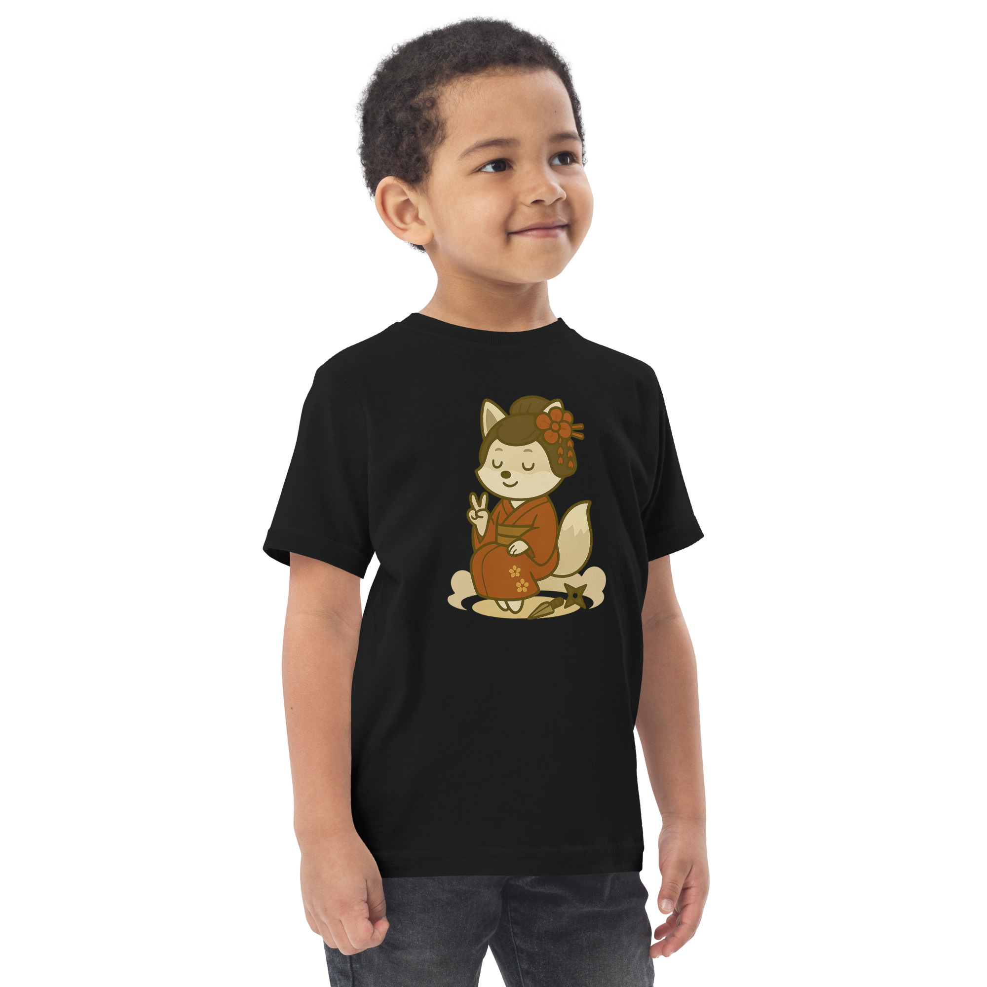 Fox Kunoishi - Jersey-DTG-T-Shirt für Kleinkinder – Bild 2